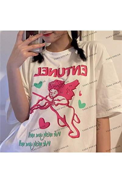 Adrift Y2K Unisex Harajuka Anime Retro Kawai Kuromi T-shirt Kod  Rertr Tarzso...