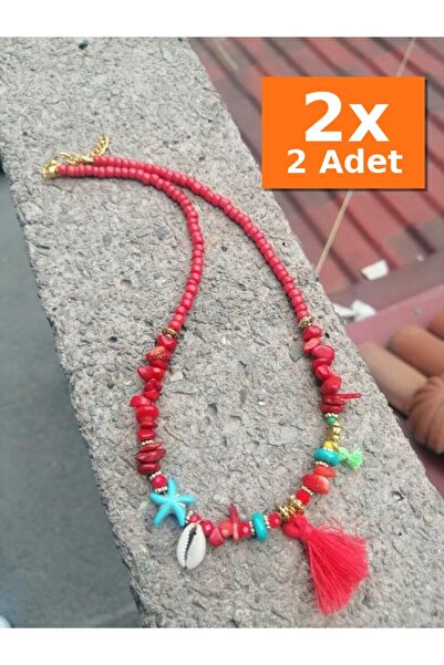 Bozhi Necklace Glass Beads Minimal Elegance