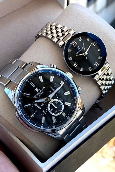 Daniel Klein %100 Orijinal 2 Yıl Garantili Gümüş Kordon Sevgili Çift Erkek ve...