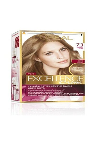 L'Oreal Paris Loreal Excellence Creme Saç Boyası 7.3 Altın Kumral