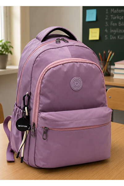 Bevitton Plum Unisex School Bag Waterproof Fabric Unisex School Backpack 2200