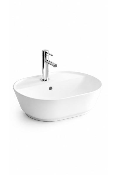 VitrA GEO OVAL ÇANAK LAVABO DELİKLİ BEYAZ(7428B003-0001)