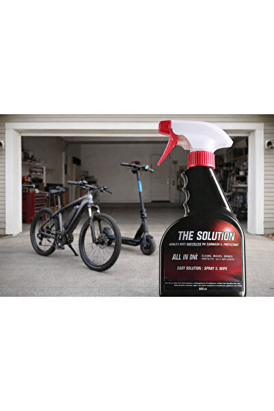 The Solution Susuz Araç, Motorsiklet , Fiberglass, Elektrikli Bisiklet ve Scooter temizleyici Yıkama Cilalama - Hızlı Cila, 2 Adet 2x800 ML