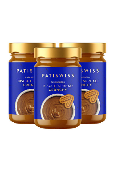 Patiswiss Karamelize Bisküvi Kreması Crunchy 3x370G