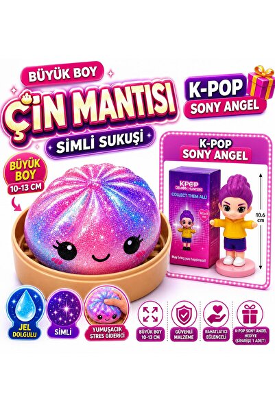 BLACK DİAMOND PLUSH TOY % 100 Simli Çin Mantısı Sukuşi MojMoj New Trend - KPO...