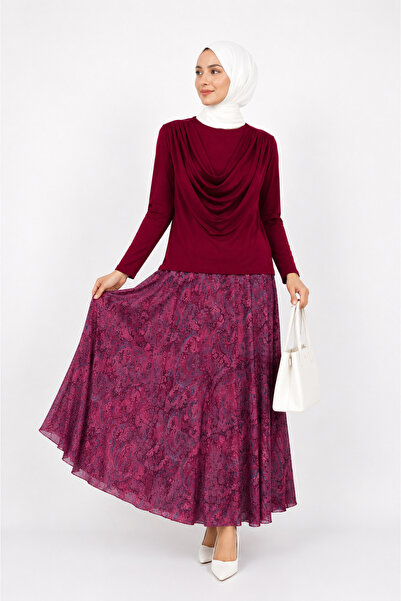 Livaa Sandy Blouse Chiffon Tulle Skirt Lined Set