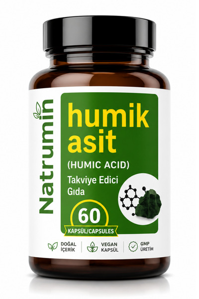 Genel Markalar Natural Minerals Humik Asit -60 Kapsül-Doğal Mineral Takviyesi