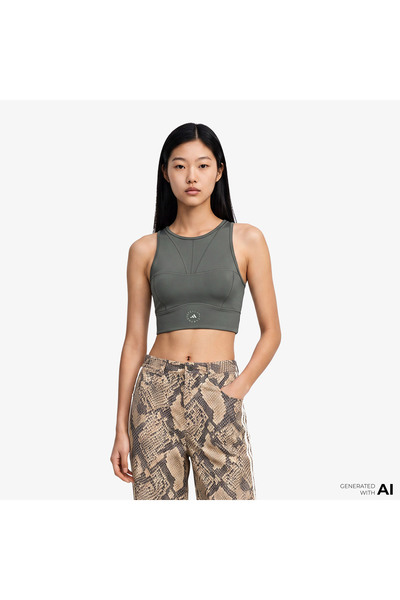 adidas Asmc Training Women's Green Crop Top
