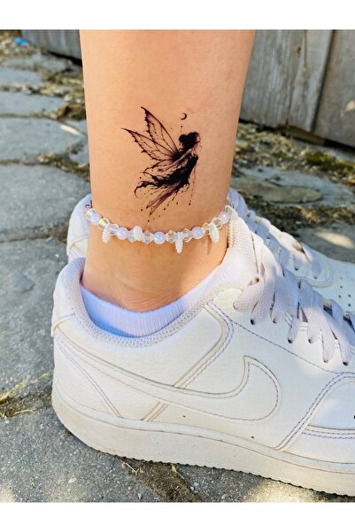 Generic Peri Kızı Geçici Dövme Kadın Dövmesi Tiny Tattoo Minimal Tattoo 4 cm