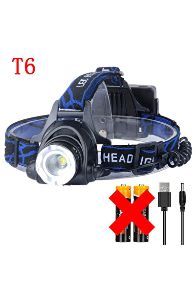 Heinast no battery Powerful T6 Led Headlamp 3 Modes Headlight Zoom Head Lamp ...