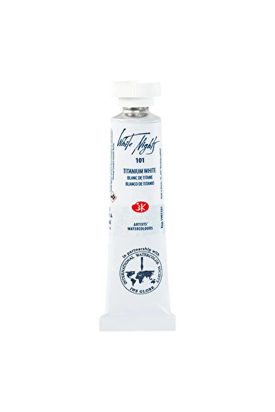ST. PETERSBURG White Nights Extra-Fine Tüp Sulu Boya 10 ml Titanium White 101