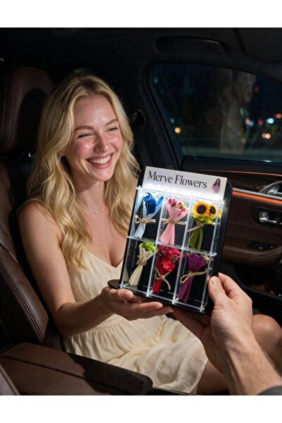 Sukugift Çiçek Otomatı Makinesi Love Flowers Kişiye Özel Buket şeklinde Mini ...