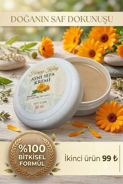 Herşeyi Kolay Aynı Sefa Kremi Aynısefa Kremi 50mL İstegzaman Sürülür Aynı Sef...
