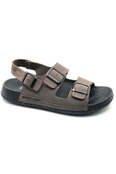 Kids Club Shoes صنادل رجالية من Kocamanlar 6002 باللون البني