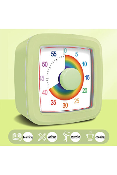 Choice5 TM48 Green Student Visual Timer Self-discipline Tool 60-minute Countd...