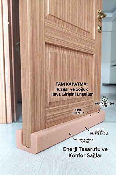KL HOME 90CM Kapı Altı Soğuk Kesici Yalıtımı Süngeri - Kapı Altı Rüzgarlığı -...