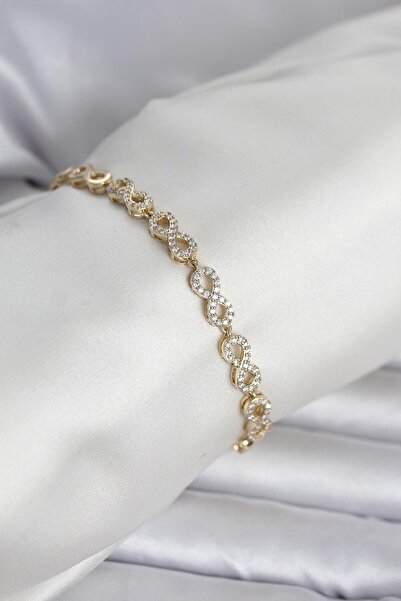 Inure Jewelry Xuping Zircon Stone Infinity Model Women's Bracelet