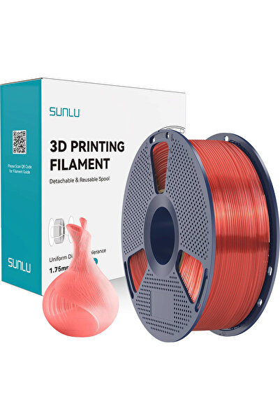 Sunlu Şeffaf Çilek Reçeli PLA Filament - 1.75mm - 1 Kg
