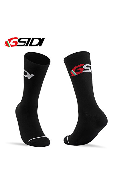 Choice black GSTDI New Cycling Socks High Quality Compression Men Bike Outdoo...