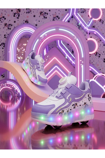 ROCKY PATENLİ IŞIKLI SPOR AYAKKABISI & TEKERLEKLİ SNEAKERS