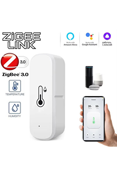Choice Zigbee3.0 Sensor Zigbee 3.0 Temperature & Humidity Sensor Indoor Smart...