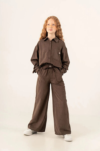 HAUSEkids 9-15 Yaş Premium Class Kız Çocuk Takım-Kahverengi