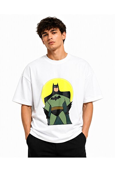 Inscriptie Tricou Unisex Bumbac Premium Casual " Batman "