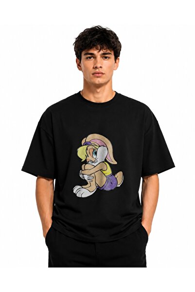 Inscriptie Unisex Βαμβακερό T-Shirt Υψηλής Ποιότητας  "Λόλα Μπάνι "