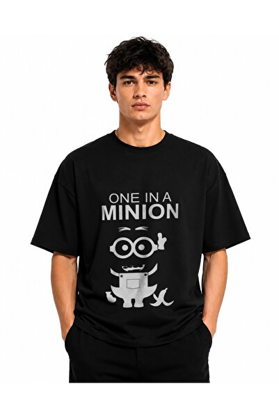 Inscriptie Tricou Unisex Bumbac Premium Casual " One in a minion "