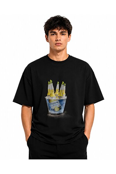 Inscriptie Tricou Unisex Bumbac Premium Casual " Corona extra "