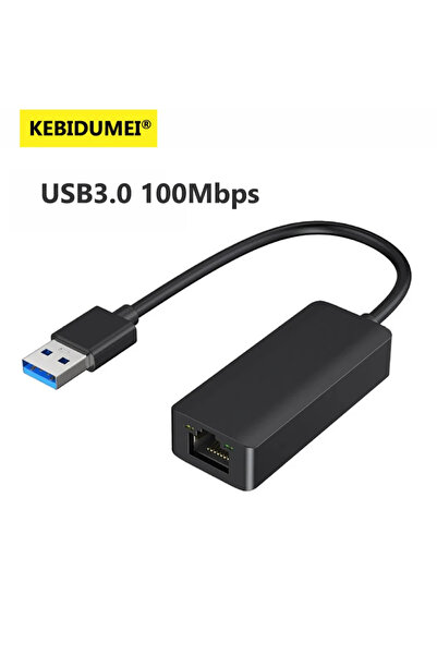 Choice محول إيثرنت USB 3.0 من النوع C بسرعة 100 ميجابت في الثانية من kebidume...