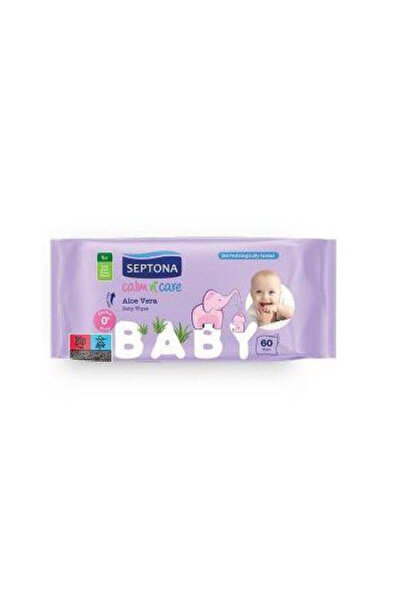 Septona Șervețele umede pentru bebeluși cu Aloe Vera, 60 bucăți