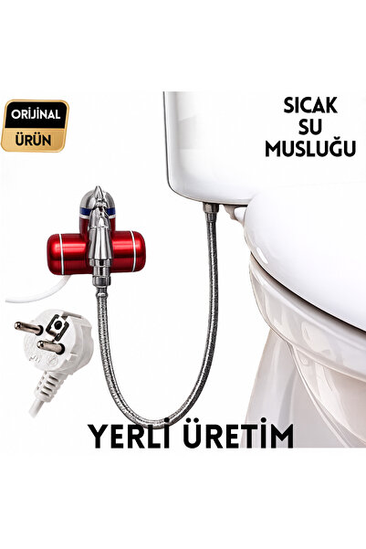Sıcak Musluk Elektrikli Taharet Ani Su Isıtıcılı Musluk Fhr-2k
