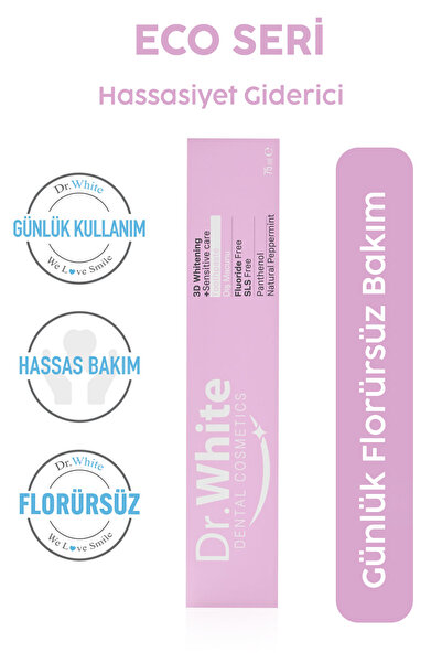 Dr.White 3D Whitening Sensitive Care Toothpaste 75ml