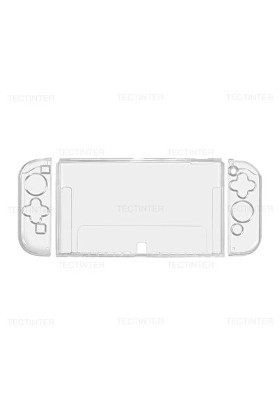 Choice Clear For Nintendo Switch Oled TPU Protective Cover Case Split Shell G...