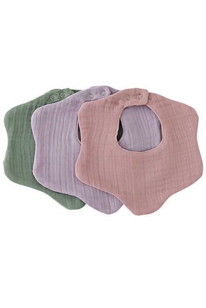 elibaby 3-Piece 100% Organic Cotton 8-Layer Multi Muslin Flower Model Baby Bi...