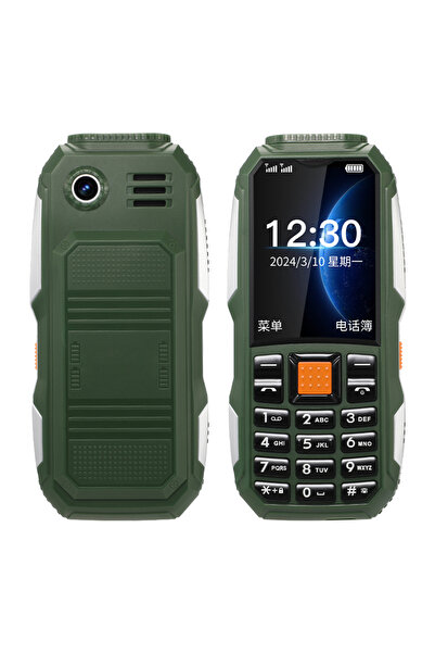 Choice1 Standard Green Durable Small Size Mini Rugged Outdoor Mobile Phone Pu...