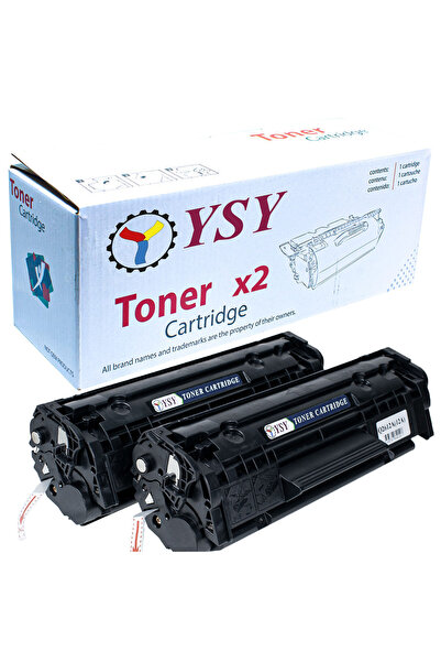 ysy Hp Q2612a 1020 1018 1010 1012 1022 3015 3031 Muadil Toner (Ekonomik Paket)
