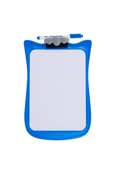 Deli Tablă albă școlară, ramă din plastic 30×21cm, suprafață cu ștergere chim...