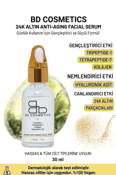 Bd Pharma Bd Cosmetics 24 K Gold Anti- Aging Yüz Serumu 30 ml