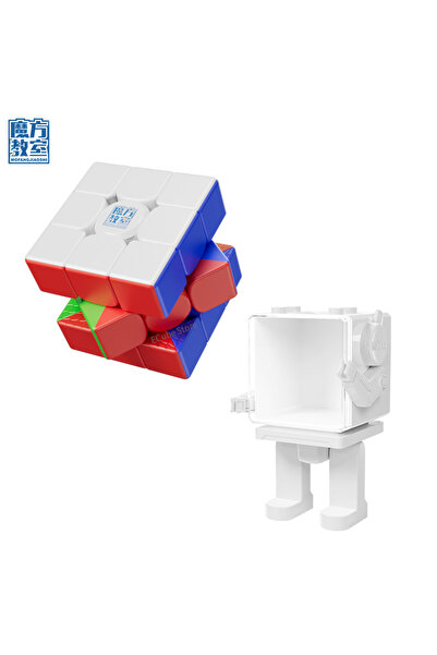 Choice مكعب روبيك مغناطيسي مزدوج (روبوت) [ECube] MoYu RS3M V5 3x3x3 مع نظام M...