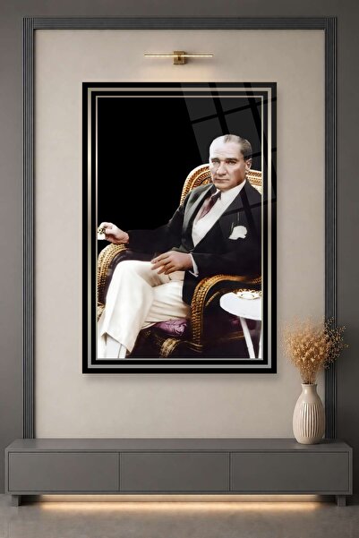 HMDS CONCEPT Mustafa Kemal Ataturk Staklena Slika HMDS0465