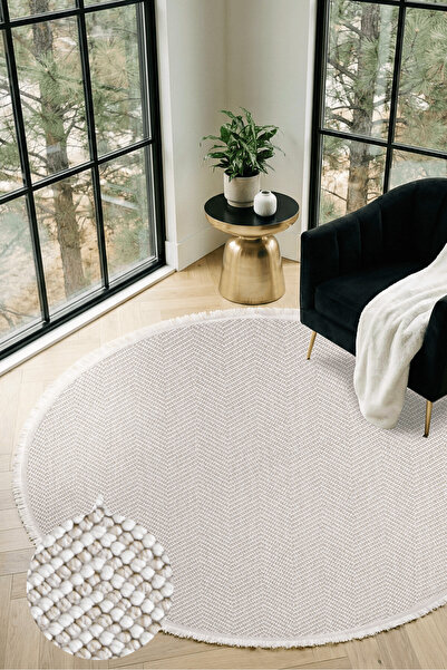 SANRUGS Home & Living Yumuşak Bukleli Anti Alerjik ve Dekoratif Makine Halısı...