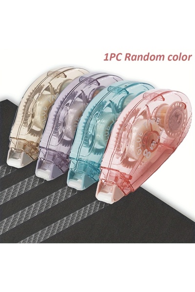 Choice Random Color 1PC 1PC Glue Tape for Scrapbooking, Double Sided Tape Rol...