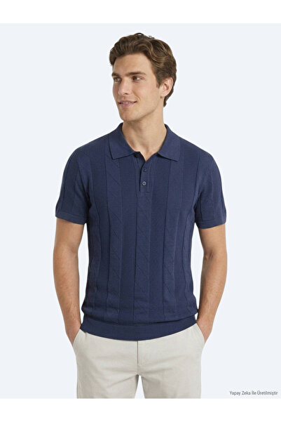 Kip Tricotaje Indigo cu dungi