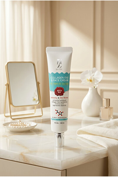 FOODAHOLIC Collagen Eye and Face Cream 40 ml Anti-Aging Moisturizing Brighten...