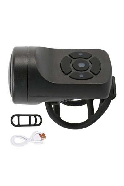 Choice Black Bicycle Horn Electric Bike Bell 120DB Waterproof Bike Horn USB R...
