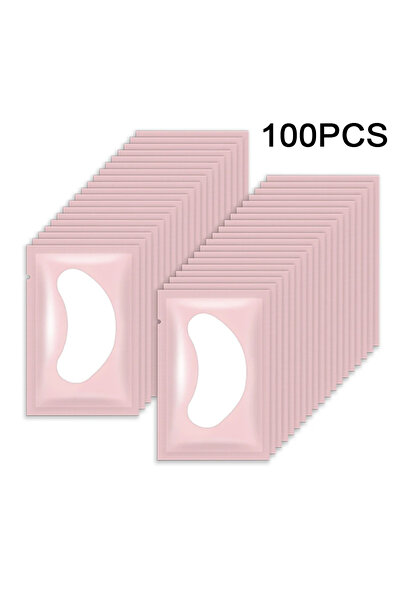 Choice1 100 Pairs Pink 100 Pairs Collagen Lower Eye Patch Hydrogel Eyelash Ma...
