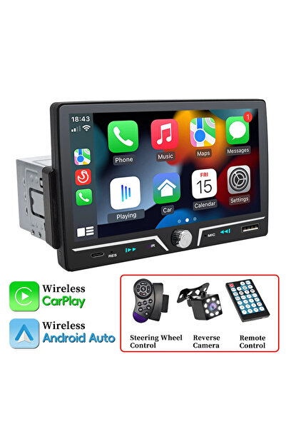 Choice Control and Camera PHONEPACE Car Radio 1 Din Wireless Android Auto Car...