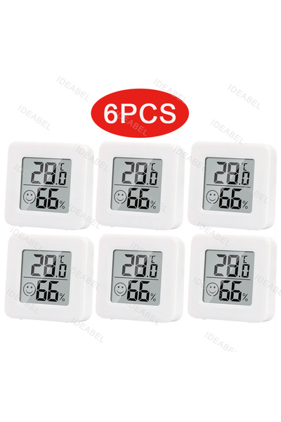 Choice8 6PCS Type 5 6-10PCS Digital Thermometer Hygrometer Indoor Room Electr...